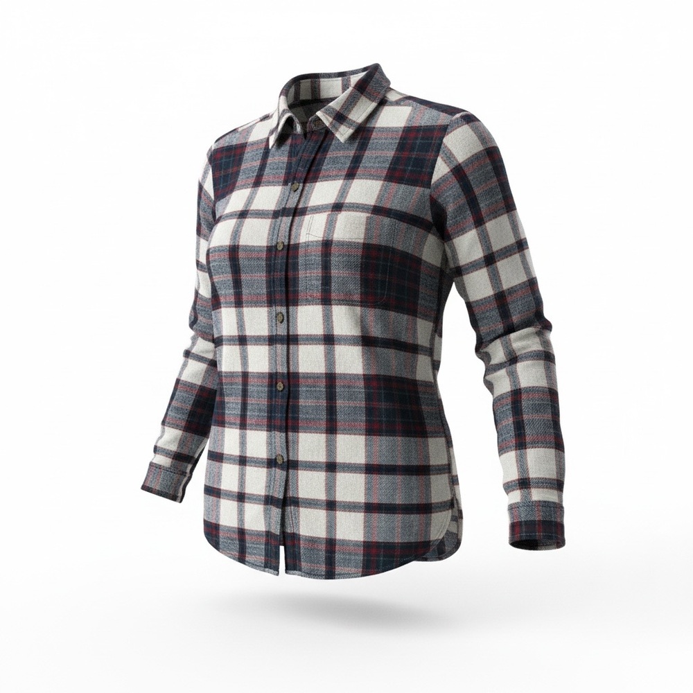 American Eagle Ahh-mazingly Soft Flannel Shirt Small Boyfriend Fit Plaid